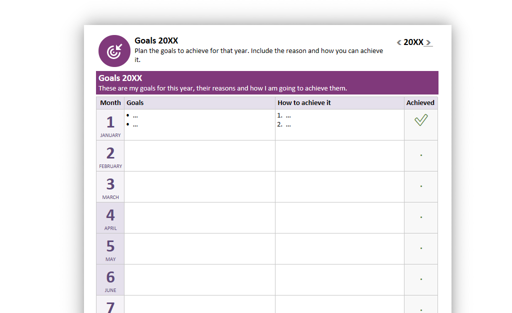 video statistics template